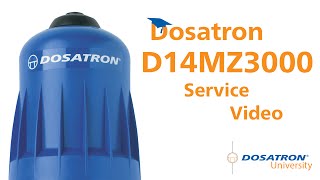 Dosatron D14MZ3000  14 GPM  Service Video [upl. by Rovner]