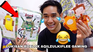 LUKISAN ROBLOX PALING GEMPAK 😱 AQILZULKIFLEE GAMING 😈 [upl. by Mot]