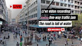 Oneway traffic jam is live।।The road is full of water।।viral video 2024 in malaysia [upl. by Yruam]