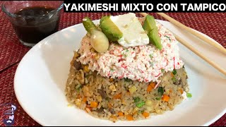 Yakimeshi mixto con tampico [upl. by Preciosa]