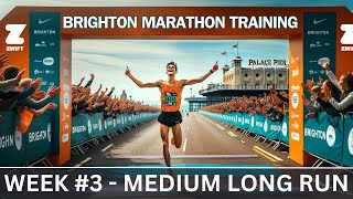 Brighton Marathon Training  Week 3  Medium Long Run [upl. by Philemol462]