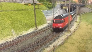 Modelleisenbahn im Masstab 187 in Horw Kanton Luzern  MeckiBoy [upl. by Arres]