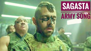 sagasta army song  elite army of sagasta  money heist season 5  la casa de papel season 5 [upl. by Ahk]