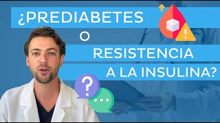 ¿Es PREDIABETES o RESISTENCIA a la INSULINA 👉🏻 Diferencias [upl. by Darra]