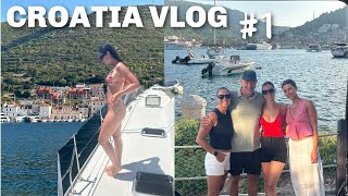 traveling to Croatia  getting on a charter yacht [upl. by Melita]