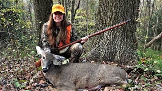 Danielles Early Season Flintlock Doe 2017 Pennsylvania [upl. by Adlemy]