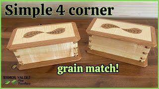 Boxes with grain matching on all four corners Easy [upl. by Kavanaugh]