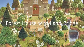 【あつ森】緑生い茂る自然島 案内所横の家  Forest House  Animal Crossing New Horizons [upl. by Dam]