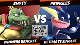 GNW 2  ShyTy King K Rool Joker Vs Pringles Greninja Smash Ultimate  SSBU [upl. by Sherrie]