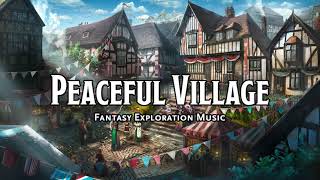 Peaceful Village  DampDTTRPG Music  1 Hour [upl. by Pirozzo]