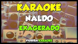 Exagerado  Naldo ♫ ♪ Karaokê ♪ [upl. by Nitsirt]