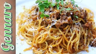 Perfect Spaghetti Bolognese with Gennaro [upl. by Newkirk521]