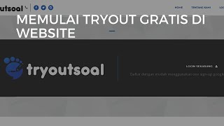 Memulai tryout di website tryoutsoal secara GRATIS  tryoutsoalcom [upl. by Roper]