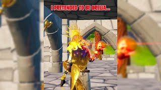 I Pretended to be the ORELIA NPC in FORTNITE🔥 Short [upl. by Wiencke]