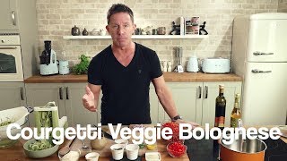 Courgetti Veggie Bolognese Jason Vale Recipe [upl. by Cyb]