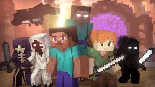 The Journey of Herobrine amp Steve With Alex Full story of Minecraft Amination [upl. by Marybelle198]