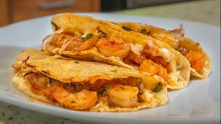 Tacos Gobernador  Recetas Mexicanas Faciles [upl. by Charlean]