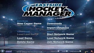 Eastside Hockey Manager gameplay PC Game 2001 [upl. by Marigolda180]