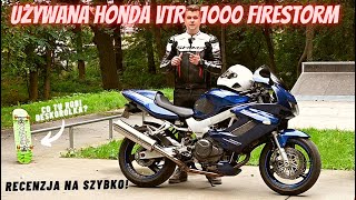 Używana Honda VTR 1000 Firestorm 2002  testujemy buntowniczego dwudziestolatka wady zalety opinia [upl. by Fons]