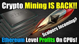 CPU MINING Is Hitting ETHEREUM Level PROFITS WTF [upl. by Chico]