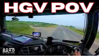 HGV Driver POV Dorchester to Yeovil UK Trucking [upl. by Azial]