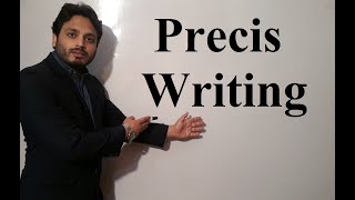 Precis Writing By Syed Ali Raza Kazmi [upl. by Etteinotna]