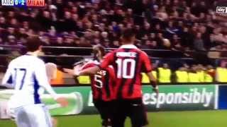 Mexès but étonnant incroyable retourné acrobatique Milan v Anderlecht [upl. by Egduj]