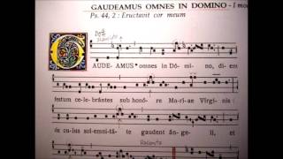 Gaudeamus Omnes in Domino  Introit k sviatku Ružencovej Panne Márii [upl. by Azarria767]