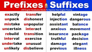 Prefixes and suffixes [upl. by Andrea]