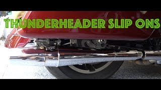 Thunderheader Slipons  HarleyDavidson Twin Cam 103 [upl. by Ellehcil]