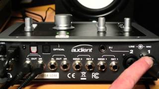 Demonstration Audient iD22 High Performance USB Audio Interface  GH Music [upl. by Tnert]