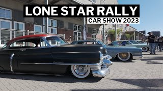 TEXAS CAR SHOW Lone Star Rally 2023 [upl. by Narih]