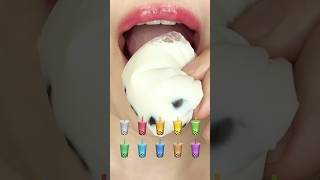 ASMR BUBBLE TEA EMOJI FOOD 버블티 이모지 먹방 sped up [upl. by Imiaj533]