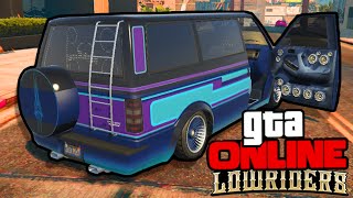 GTA 5 Online PC 12 Фургон лоурайдера  LOWRIDERS тюнинг и осмотр [upl. by Ferro903]