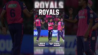 Rajasthan Royals won the matchIPL2024 [upl. by Oderfodog]