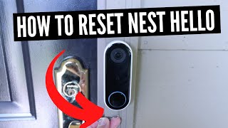 How To Factory Reset Nest Hello Doorbell [upl. by Ailadi294]