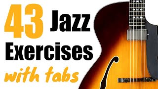 43 Jazz Guitar Licks  Lessons with Tab [upl. by Tsirc]