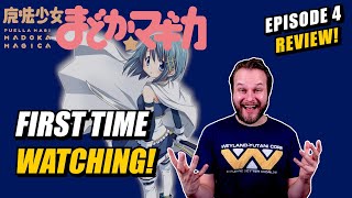 MADOKA MAGICA EPISODE 4 REVIEW  FIRST TIME WATCHING [upl. by Cadmarr]