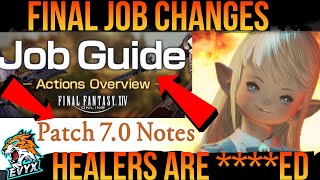 Dawntrail FINAL JOB CHANGES Summary FFXIV 70 Dawntrail [upl. by Jacques]