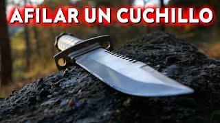 Cómo Afilar Un Cuchillo Al Extremo 🗡️ 3 Metodos Fáciles y Rápidos ✨ [upl. by Ynaffet343]