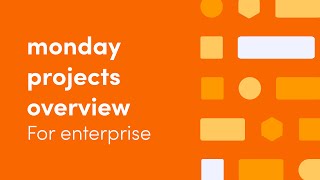 monday projects enterprise  mondaycom tutorials [upl. by Pathe325]