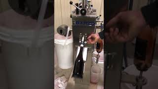 Sparkling Wine methode champenoise Disgorging [upl. by Yoj209]