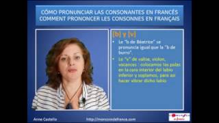 Cómo pronunciar consonantes en francés [upl. by Gabriell]