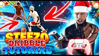 THE 1 STEEZO GLITCHY DRIBBLE TUTORIAL FOR BEGINNERS WITH HANDCAM ON NBA 2K24 HOW TO ISO AND MORE [upl. by Bernardo484]