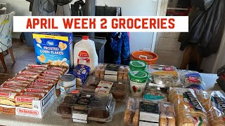 April week 2 grocery shop [upl. by Ayalahs]