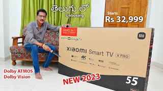 Xiaomi Smart TV X Pro Series 2023🔥Unboxing in Telugu [upl. by Vadnee]