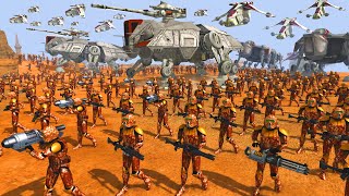 FullScale Geonosis ARF TROOPER Invasion  Men of War Star Wars Mod [upl. by Debor]