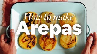 How to Make Arepas 3 Ingredients  Minimalist Baker Recipes [upl. by Eloise]