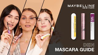 Welche Wimperntusche passt zu mir – Mascara Guide Tutorial  Maybelline New York [upl. by Odlauso894]