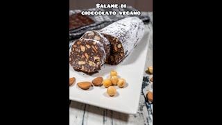 Salame di cioccolato vegano  Il Girasole Verde [upl. by Harad228]